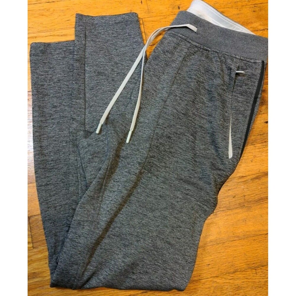 Lululemon Textured Tech Heather Graphite Pants Vapor Gray M5AABS Men’s SIZE M - Picture 6 of 9